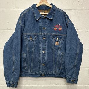 Vintage Carhartt Blanket-Lined Trucker Jacket “Denim” J11 DST